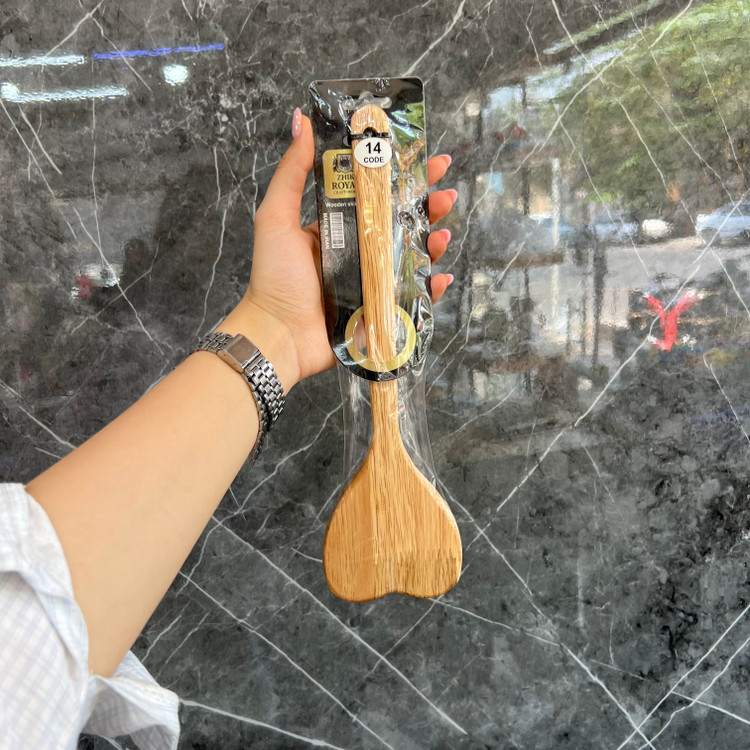 کفگیر چوبی لیون (قلبی)